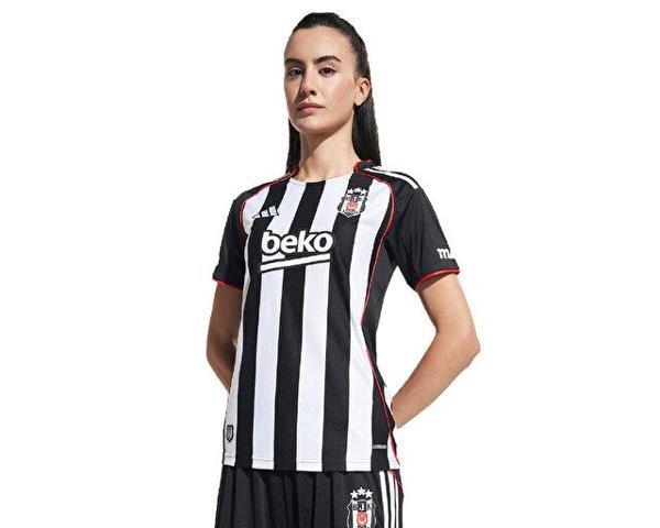 adidas Super Lig Kadın Beşiktaş JK 25/26 Deplasman Forması JN9933 Siyah - Image 1