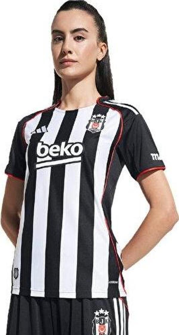 adidas Super Lig Kadın Beşiktaş JK 25/26 Deplasman Forması JN9933 Siyah - Image 1