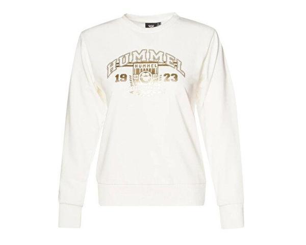 Hummel Lenes Sweatshirt Kadın Günlük Sweatshirts 922247-9003 Beyaz - Image 1