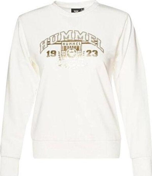 Hummel Lenes Sweatshirt Kadın Günlük Sweatshirts 922247-9003 Beyaz - Image 1