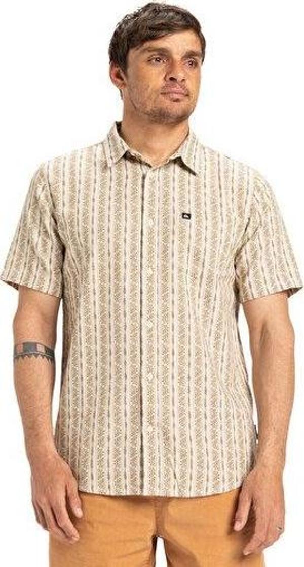 Quiksilver Street Way Ss Erkek Günlük Gömlek EQYWT04608-SFA8 Kahverengi - Image 1