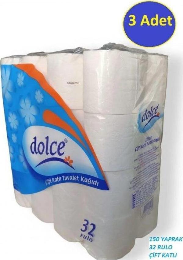 Dolce Tuvalet Kağıdı Çift Katlı 32x 3= 96 rulo - Image 1