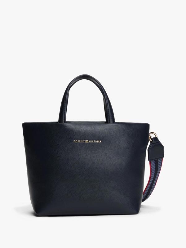 Tommy Hilfiger TH Logo Şeritli Mini Kadın Çanta AW0AW17694DW6 - Image 1
