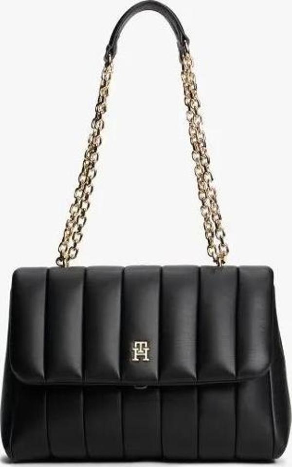 Tommy Hilfiger TH Grace Orta Boy Çapraz Askılı Kadın Çanta AW0AW17669BDS - Image 1
