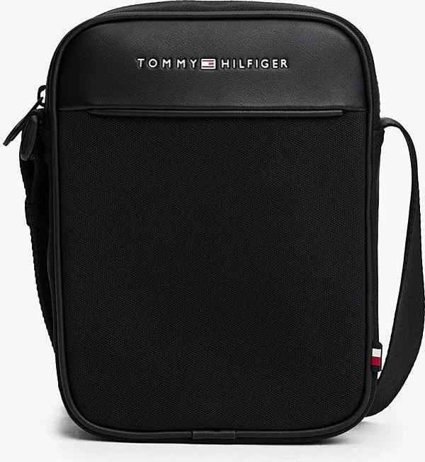 Tommy Hilfiger TH Foundation Mini Reporter Erkek Siyah Çanta AM0AM13624BDS - Image 1