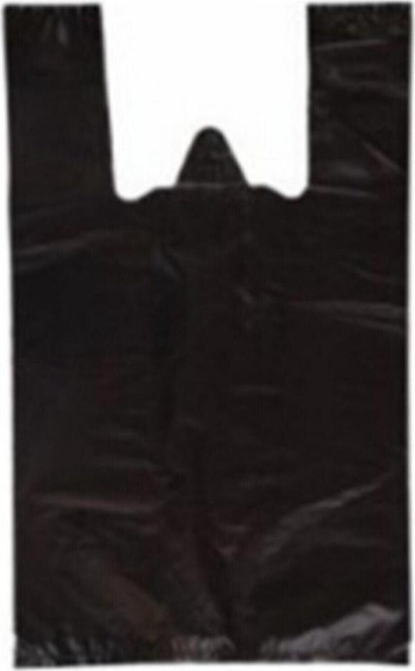 Poşet Hışır Kalın Atlet Büyük Boy 1  kg Siyah - Image 1