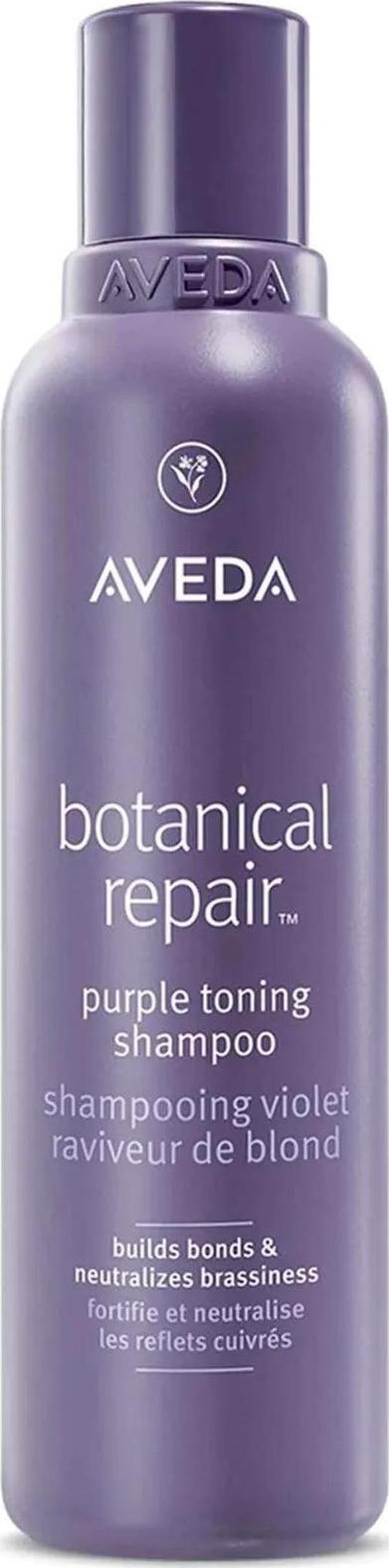 Aveda Botanical Repair Purple Toning Yıpranmış ve Sarı Saçlar için Mor Şampuan 200ml - Image 1