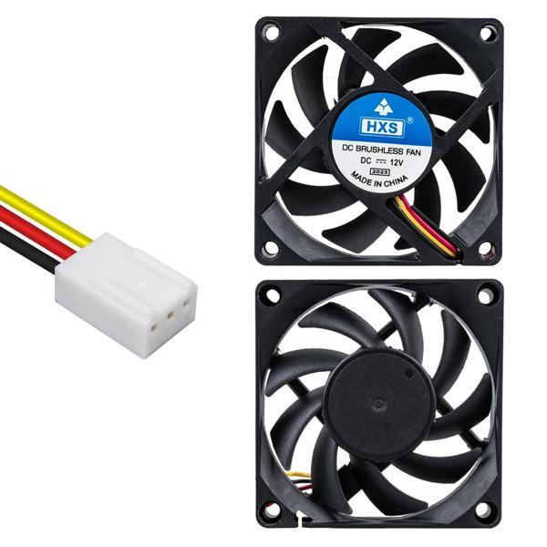 IC-216 70X70X15MM 12 VOLT 3 PİN FIRÇASIZ DC KASA FAN (K246) - Image 1