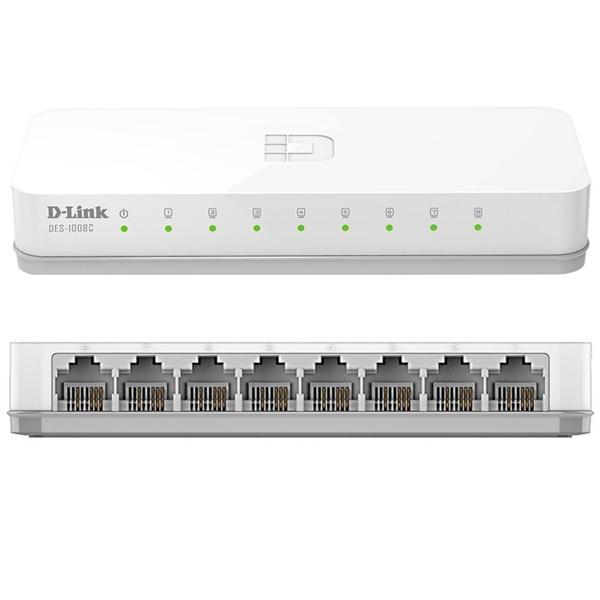 D-LINK DES-1008C 10/100 MBPS 8 PORT ETHERNET SWITCH (81) - Image 1