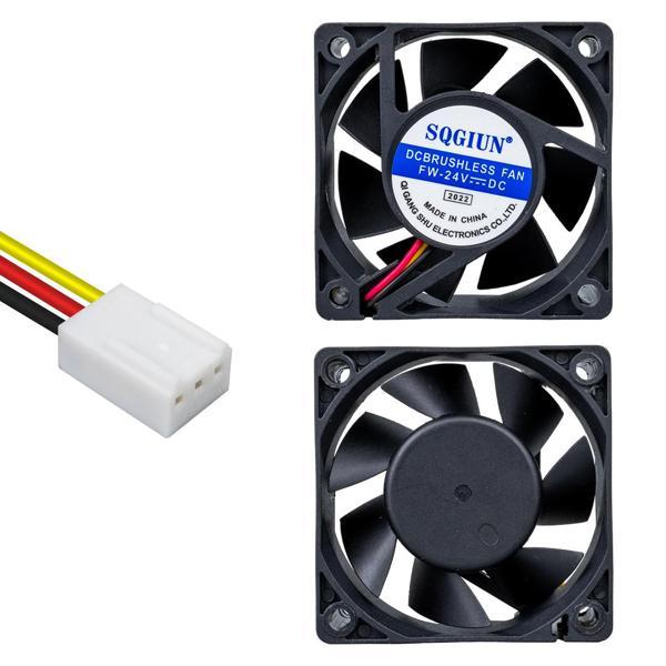IC-216A FIRÇASIZ DC FAN 60X60X25MM 24 VOLT 3 PİN (K246) - Image 1