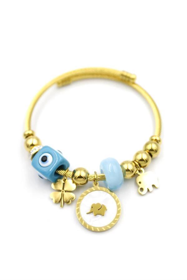 Fil Charm Bilezik - Altın - Image 1