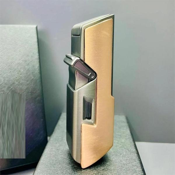 CM0640 Jet Torch Delicili Puro Çakmağı Gold - Image 1