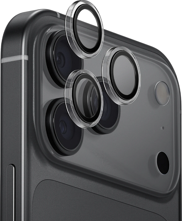 İphone 17 Pro / İphone 17 Pro Max Lens Koruyucu Şeffaf Dayanıklı Çerçeve - Image 1
