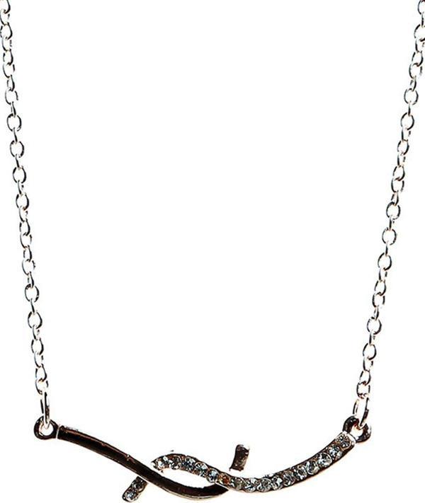 TKLY01475 Zirkon Taşlı End Figür Kolye - Image 1