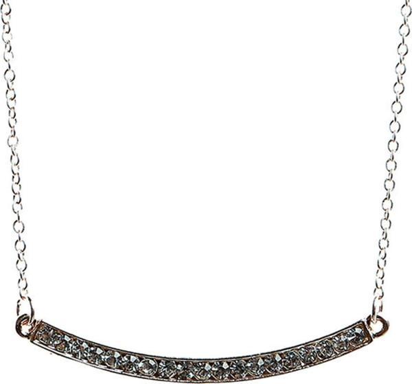TKLY01476 Sıralı Zirkon Taşlı Kolye Altın Renkli Kolye - Image 1