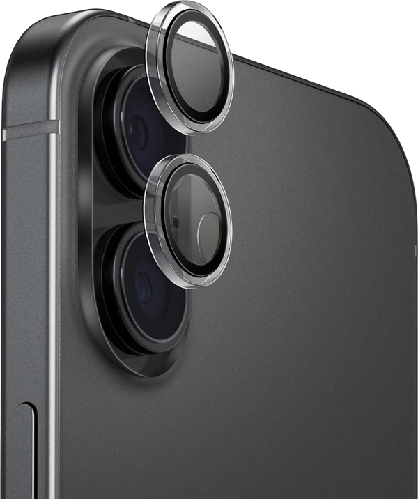İphone 17 Lens Koruyucu Şeffaf Ultra İnce Tasarım Dayanıklı Çerçeve - Image 1
