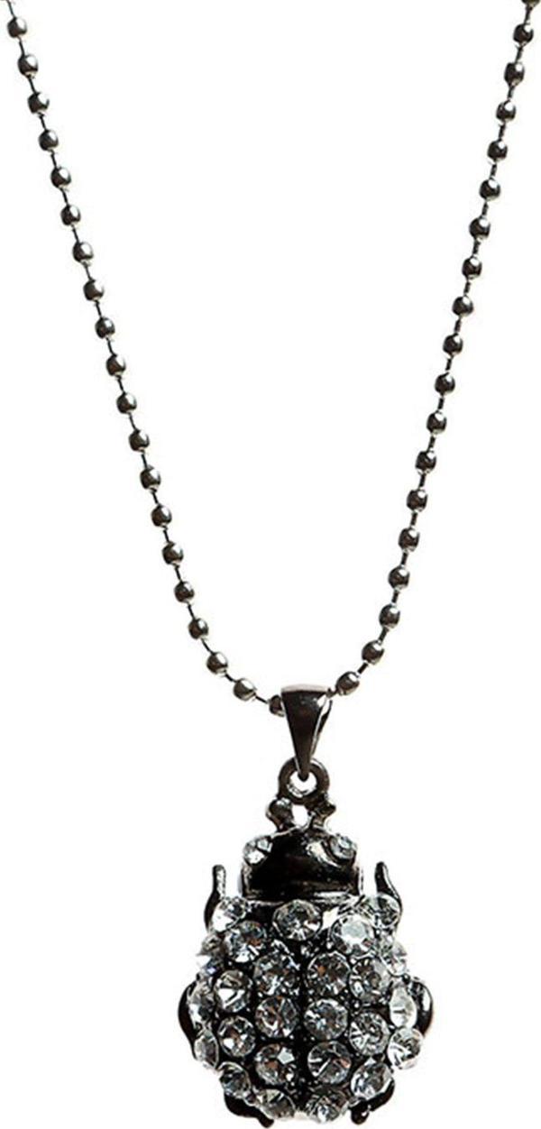TKLY01524 Zirkon Taşlı Uğur Böceği Kolye - Image 1