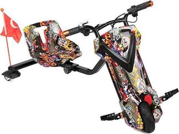 Hoverway Drift Scooter PWS807-SKULL Renkli - Image 1