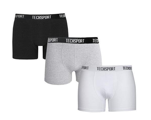 Techsport Boxer Short 3 Pack Erkek Boxer (3'lü) BX3102 Renkli - Image 1