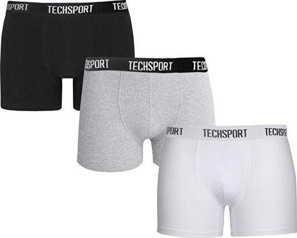 Techsport Boxer Short 3 Pack Erkek Boxer (3'lü) BX3102 Renkli - Image 1