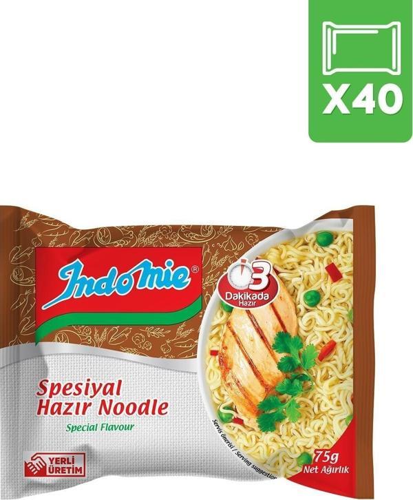Indomie 40'lı Spesiyal Hazır Noodle Paket - Image 1