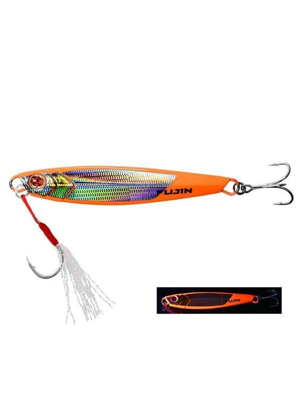 Fujin Jig-X Jigging Jig Yem Prism Orange-80 GR - Image 1