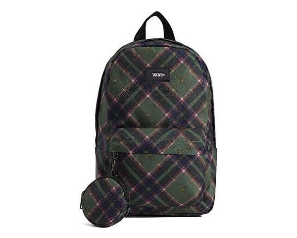 Vans Old Skool Mini Backpack Sırt Çantası-En: 21 cm, Boy: 32 cm, Derinlik: 13 cm VN000Q9AEN61 Yeşil - Image 1