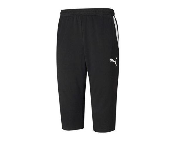 Puma Teamliga Training 3/4 Pants Erkek Futbol Antrenman Kapri 65727103 Siyah - Image 1