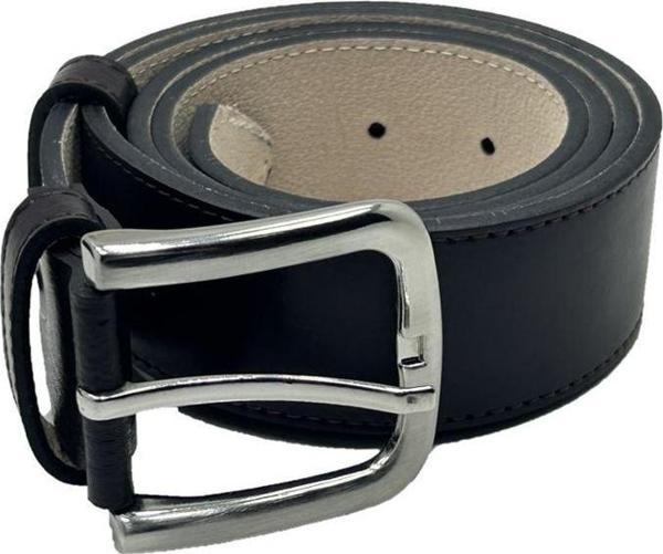 Hakiki Deri Çift Katlı Erkek Kemer Şık ve Dayanıklı Kahve - Image 1