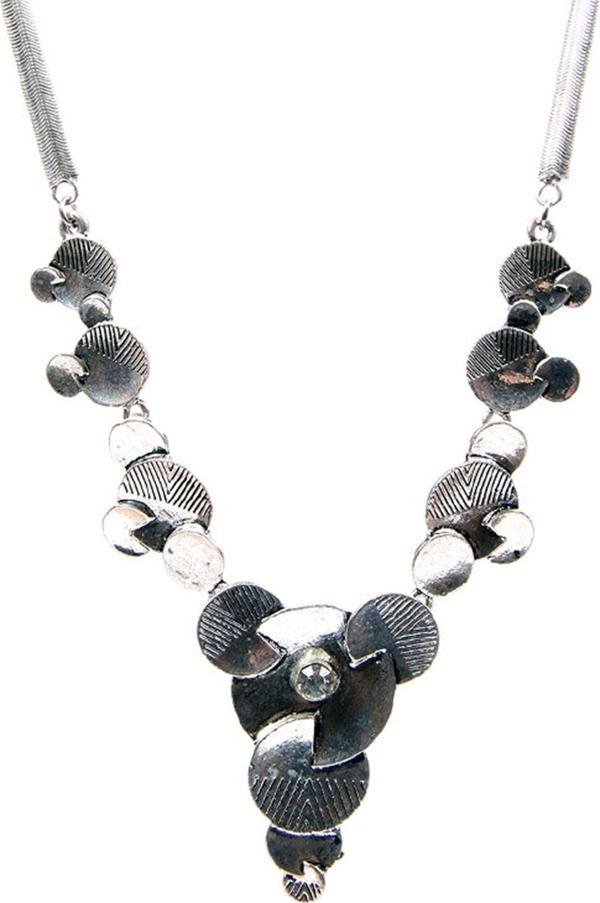TKLY01841 Nilüfer Yaprağı Motif Kolye - Image 1