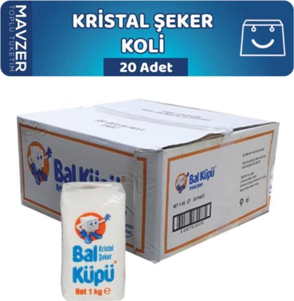 Bal Küpü Balküpü Kristal Toz Şeker 1kg X 20 Adet - Image 1