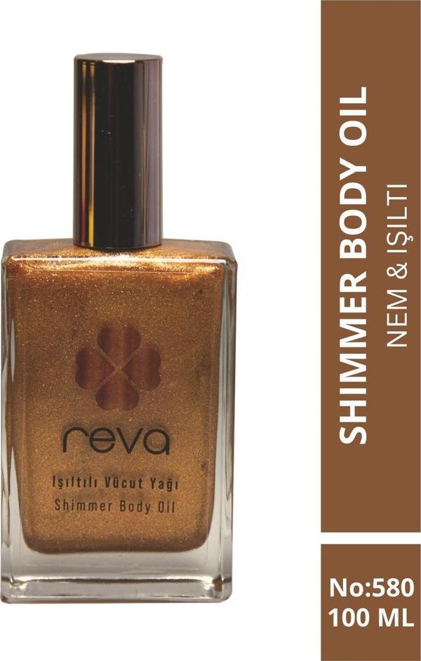 Işıltılı Vücut Yağı Bronz - Shimmer Body Oil 100 ml - No: 580 - Vegan & Temiz Içerik - Image 1