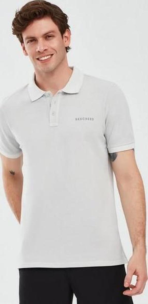 Skechers S241165-035 Organic Coll. M Sleeve Erkek Polo Tişört - Image 1
