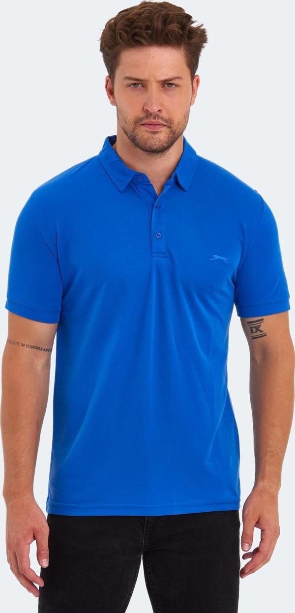 Slazenger KUGGA Erkek  Saks Mavi Tişört - Image 1