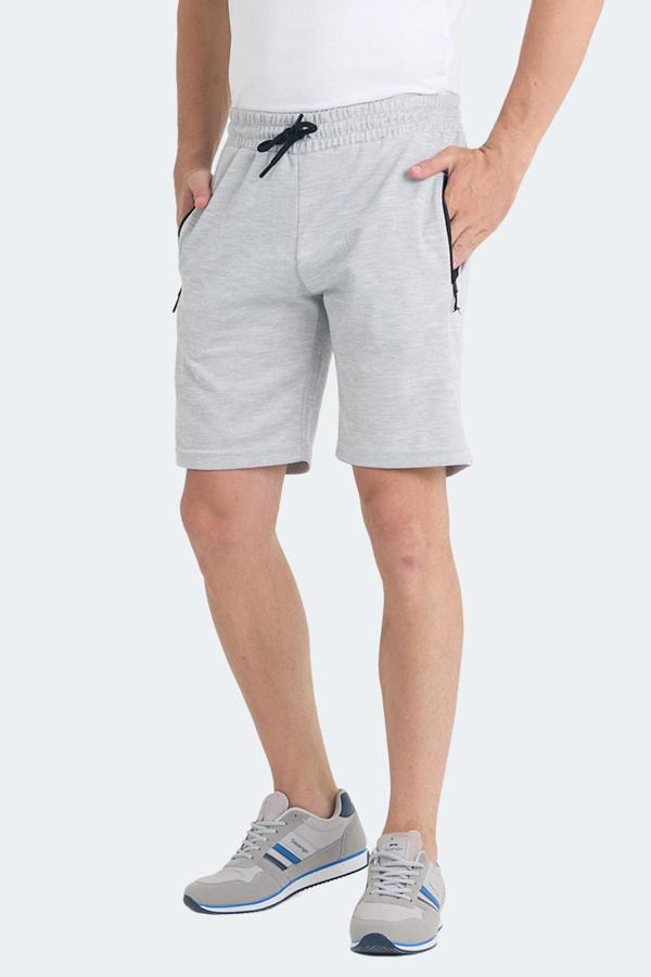Slazenger KANANI I Erkek Cepli Gri Şort - Image 1