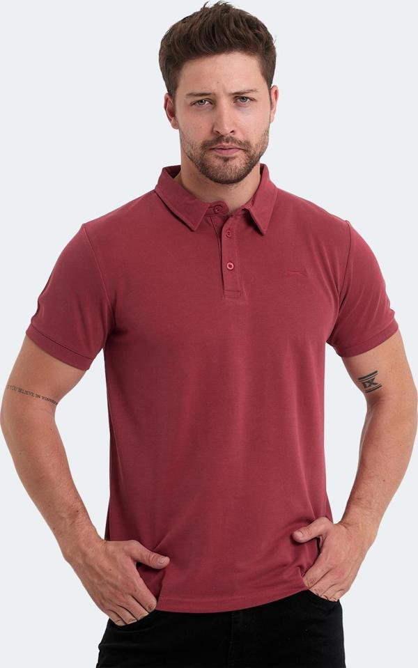 Slazenger KUGGA Erkek  Bordo Tişört - Image 1