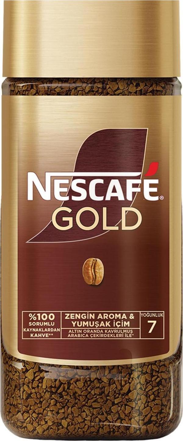 Nescafe Gold Kahve Kavanoz 100 Gr 4 Adet - Image 1