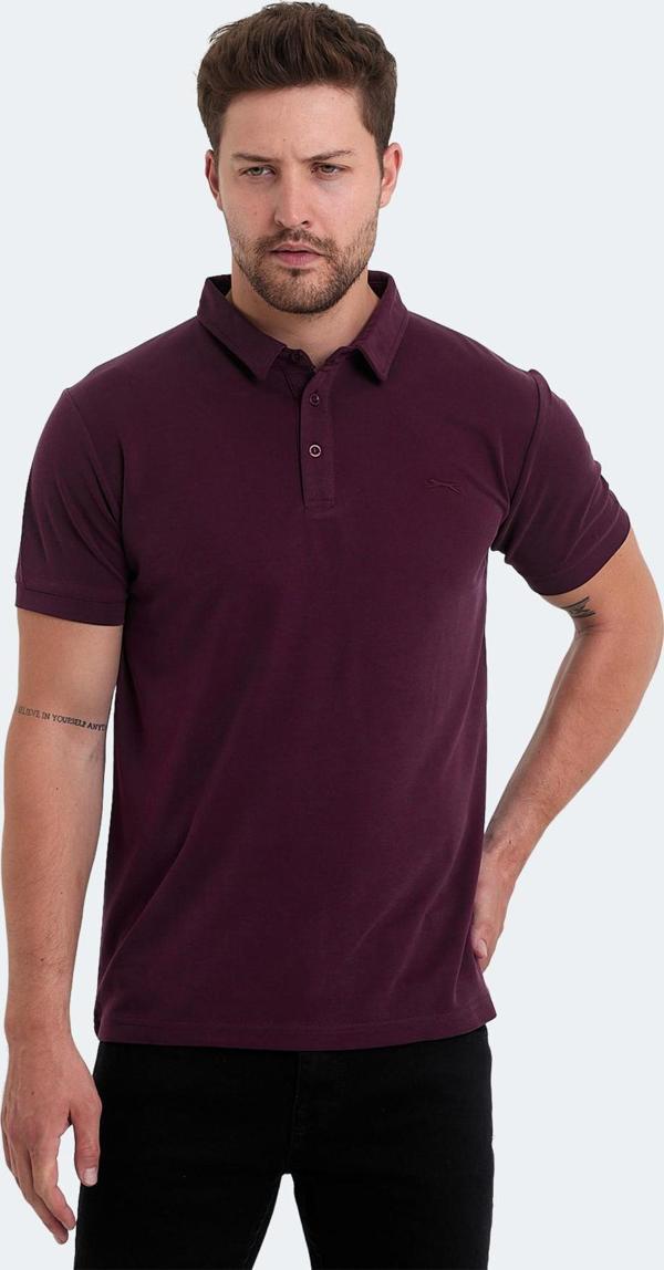 Slazenger KUGGA Erkek  Mürdüm Tişört - Image 1