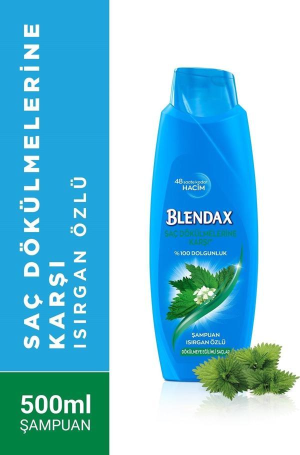 Blendax Saç Dökülmelerine Karşı Isırgan Özlü Şampuan 500 Mlx 4 Adet - Image 1