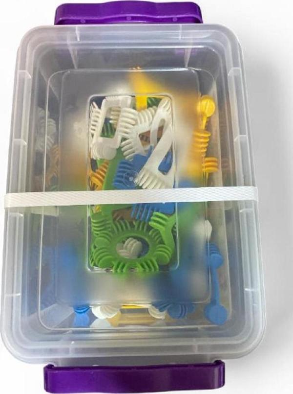 40 Parça Kutulu Eğitici Taraklı Puzzle 4608 - Image 1