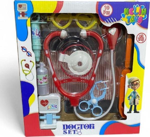 9 Parça Kutulu Eğitici Doktor Seti 3512 - Image 1