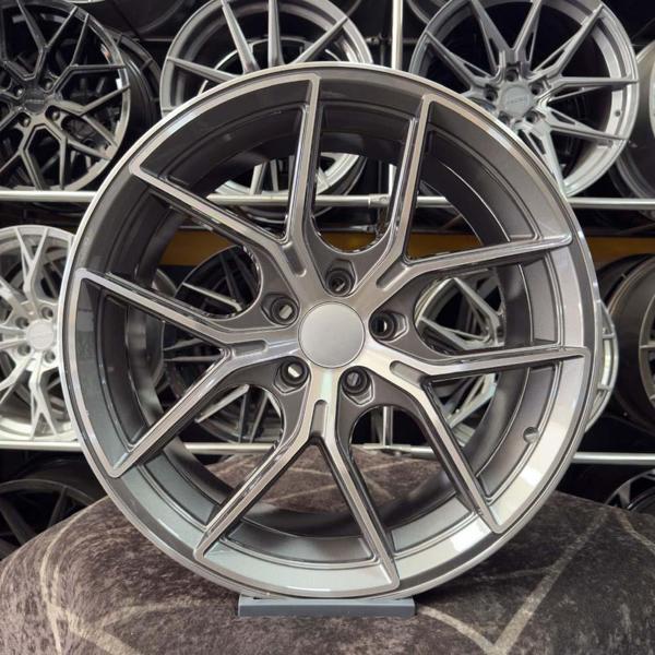 19 inç 5x120 Transporter Gun Metal Elmas Kesim Jant Modeli (4 Ade - Image 1