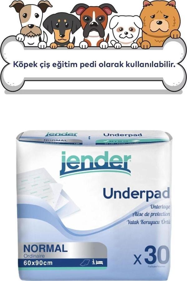 Jender Yatak Koruyucu Örtü 60x90 -kedi Köpek Çiş Pedi 30&#39;lu - Image 1