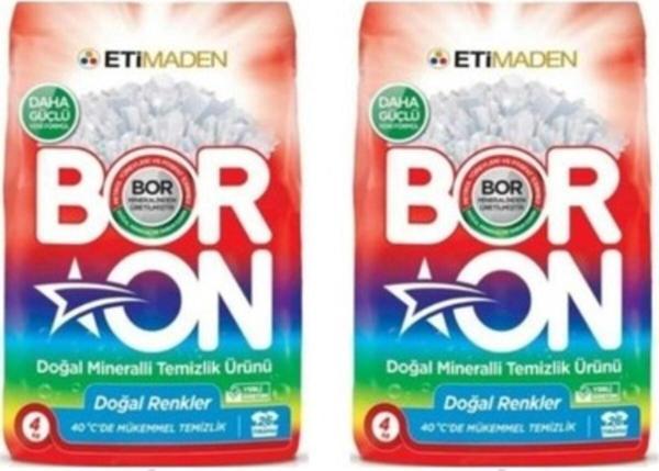 Boron Doğal Mineralli Temizlik Ürünü Renkliler Için 4 Kg X 2 Adet - Image 1