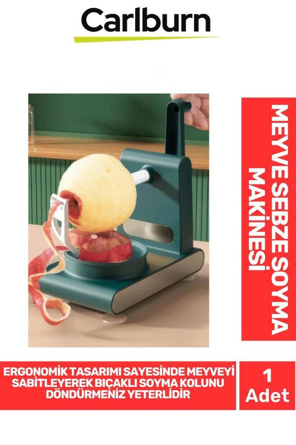 Özel Üretim Ergonomik Yapılı Pratik Vakumlu Kaymaz Meyve Sebze Soyma Makinesi - Image 1