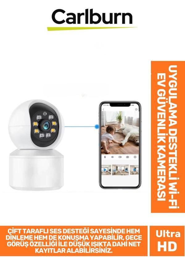 Çift Yönlü Dinleme Konuşma Gece Görüş 360 Derece Panoramik Uygulama Destek Wi-Fi Ev Güvenlik Kamera - Image 1