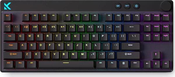 Mchose Mix 87 Siyah %80 Lightning Manyetik Switch 8K Hz He Rgb Hotswap Mekanik Gaming Klavye - Image 1