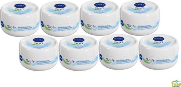 Nivea Soft 200 Ml Nemlendirici Krem X 8 Adet - Image 1