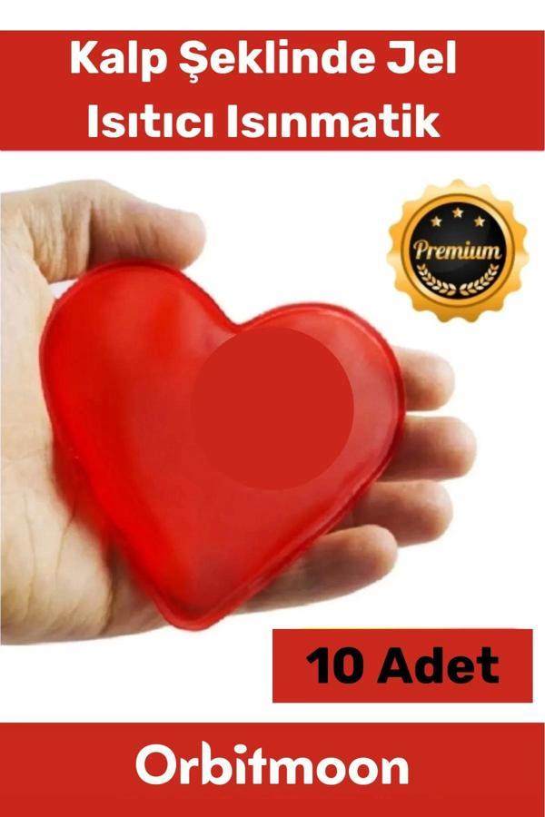 Özel Üretim Yeni Seri Kalp Şeklinde Jel Isıtıcı Pratik El Isıtıcısı Isınmatik Cep Sobası 10'lu Set - Image 1