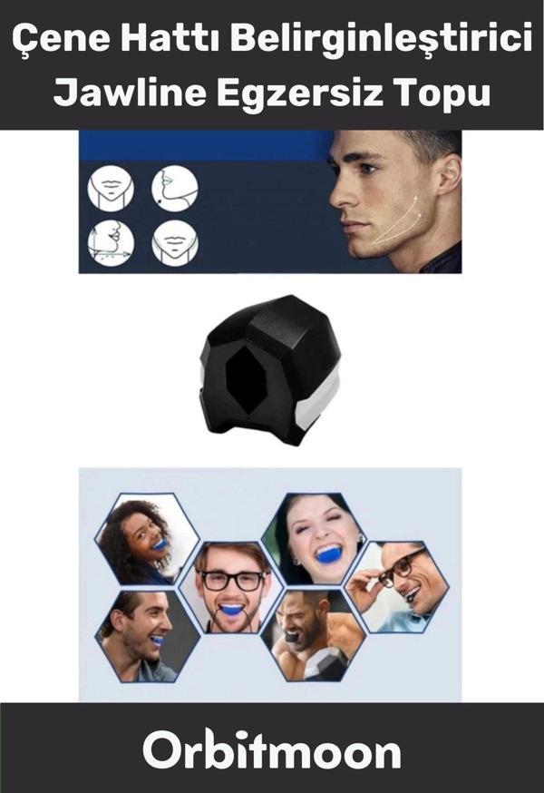 Premium Seri Silikon BPA İçermeyen Çene Çizgisi Güçlendirici Şekillendirici Jawline Egzersiz Topu - Image 1